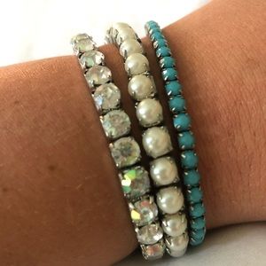 Elastic bracelet set